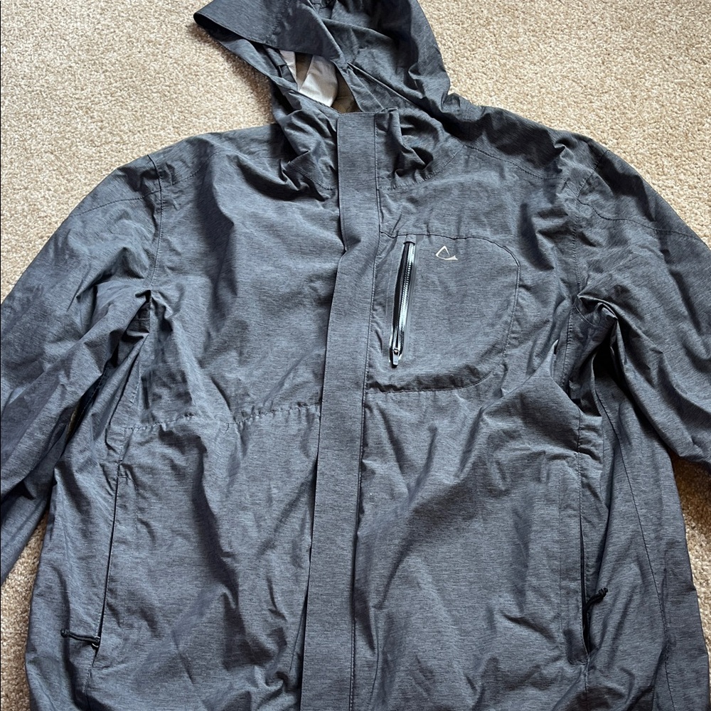 Paradox Men's Hooded Gray Raincoat